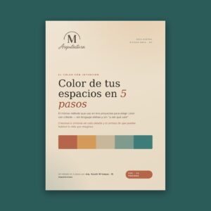 Color de tus espacios en 5 pasos — Guía digital
